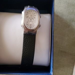 Philip stein limited edition dual pebble leather